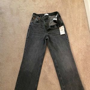Zara Black Straight Jeans
